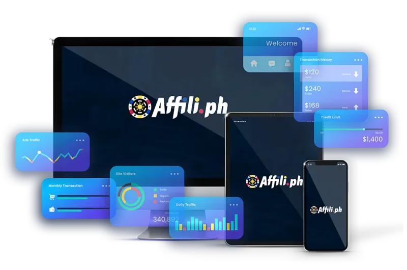 The Affili.ph platform on desktop and mobile